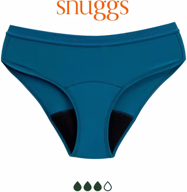 SNUGGS Active Classic Petrol na silnú menštruáciu, veľkosť M