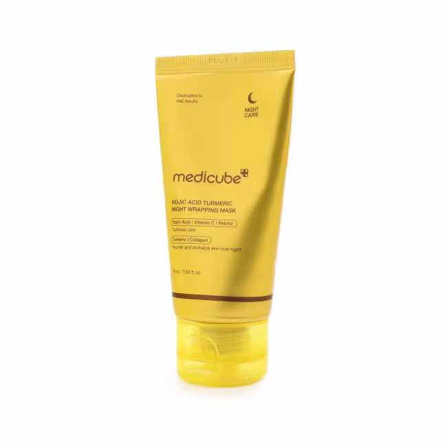 MEDICUBE Kojic Acid Turmeric Night Wrapping Mask 75 ml