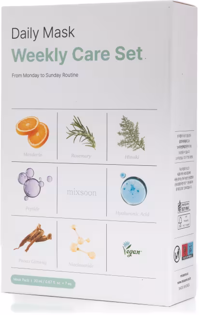 MIXSOON Daily Mask Weekly Care Sada 7× 20 ml