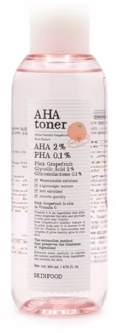SKINFOOD Pink Grapefruit AHA Toner 200 ml