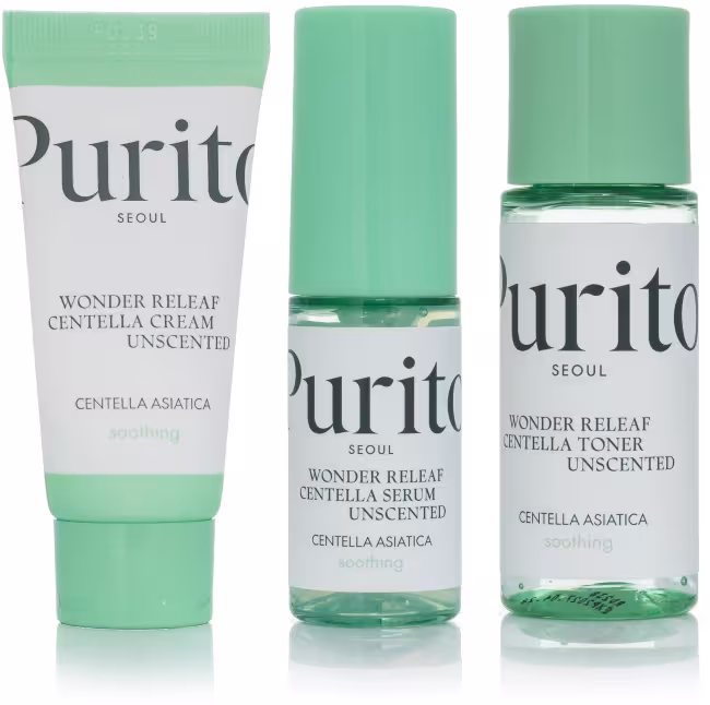 PURITO Wonder Releaf Centella Unscented Mini Kit 60 ml