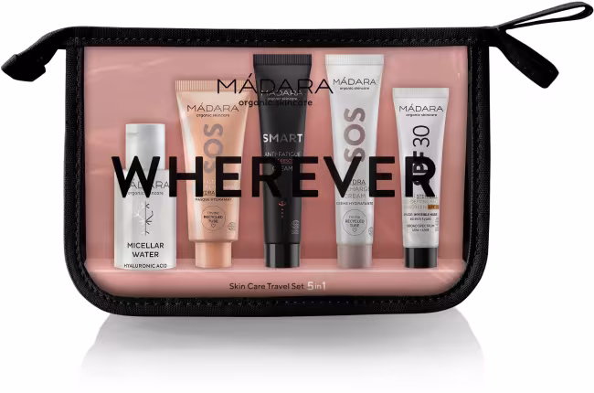 MÁDARA Wherever Cestovná beauty sada 5 v 1 97 ml