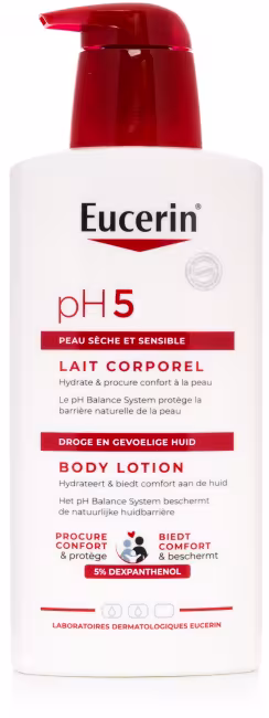 EUCERIN Hydratačné telové mlieko na pokožku pH5 400 ml
