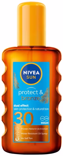 NIVEA SUN Protect & Bronze Oil SPF 30 200 ml