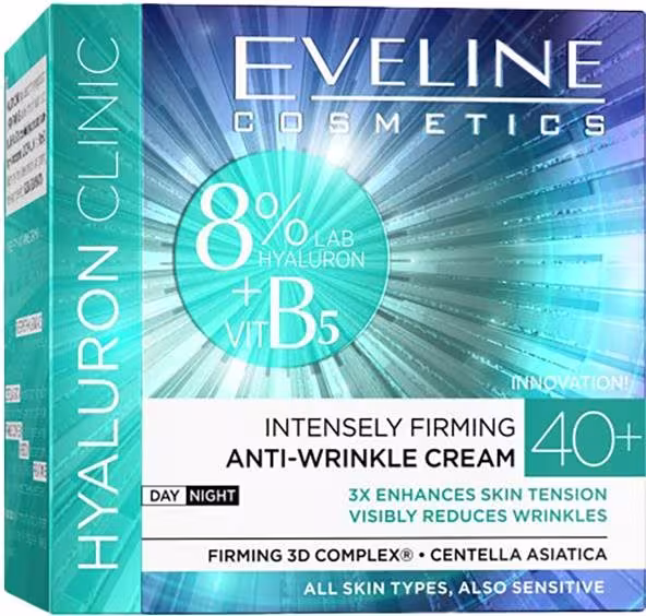 EVELINE Hyaluron Clinic Day And Night Cream 40+ 50 ml