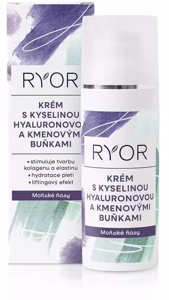 RYOR Krém s kyselinou hyalurónovou a kmeňovými bunkami 50 ml