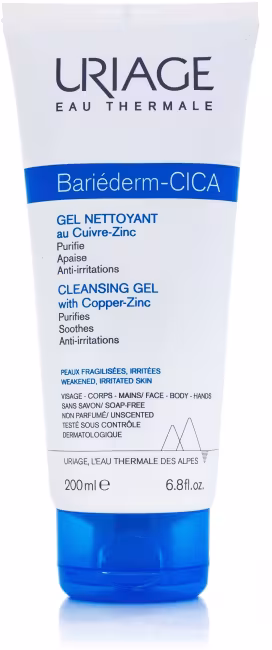 URIAGE Bariéderm-Cica Cleansing Gel 200 ml