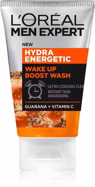 L'ORÉAL PARIS Men Expert Wake-up boost čistiaci gél, 100 ml