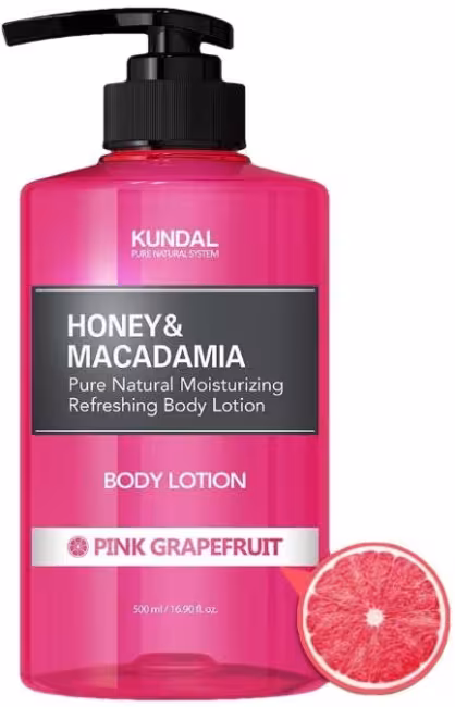 KUNDAL Honey & Macadamia Pure Body Lotion Pink Grapefruit 500 ml