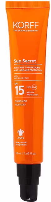 KORFF Sun Secret Pleťový fluid SPF 15 50 ml