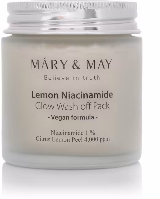 MARY & MAY Lemon Niacinamide Glow Wash off Pack 125 g