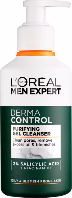L'ORÉAL PARIS Men Expert Derma Control čistiaci gél, 260 ml