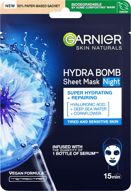 GARNIER Skin Naturals Hydra Bomb Sheet Mask Night 28 g