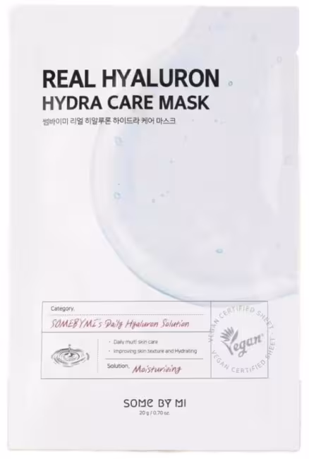 SOME BY MI Real Hyaluron Hydra Care Mask - Hydratačná plátienková maska 20 g
