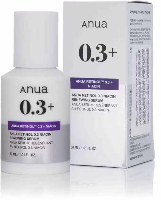 ANUA Nano Retinol 0.3% + Niacín Renewing Serum 30 ml
