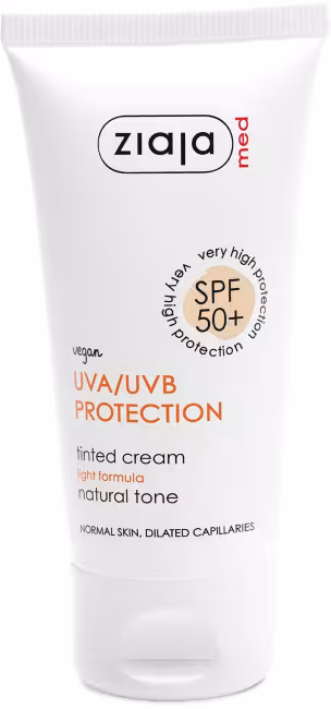 ZIAJA Med Ochranná kúra SPF 50+ na normálnu pleť – odtieň prirodzený 50 ml