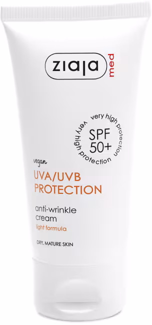 ZIAJA Med Ochranná kúra SPF 50+ proti vráskam na suchú/zrelú pleť 50 ml
