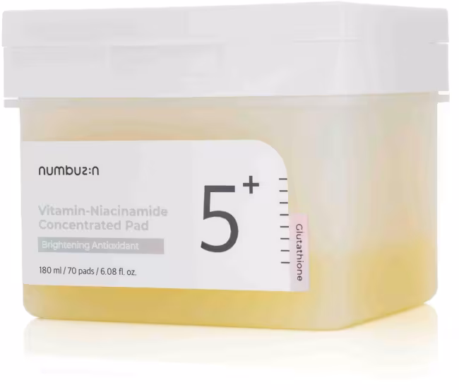 NUMBUZIN No.5 Vitamín-Niacinamide Concentrated Pad 180 ml (70 ks)