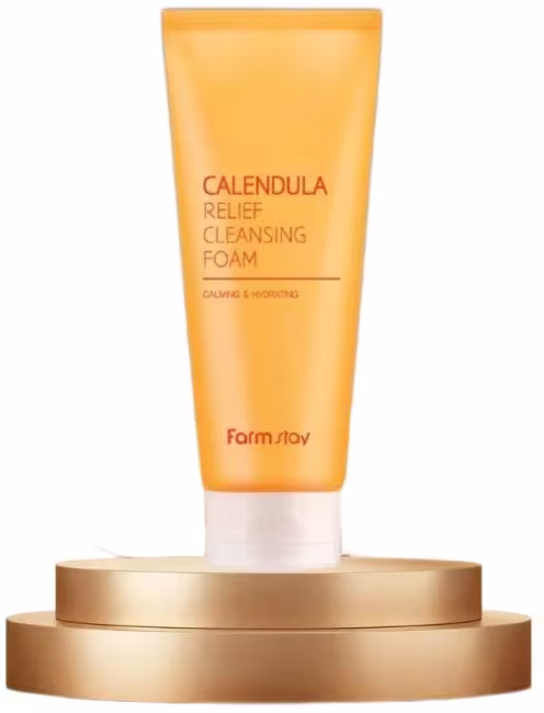 FARM STAY Calendula Relief Cleansing Foam 180 ml