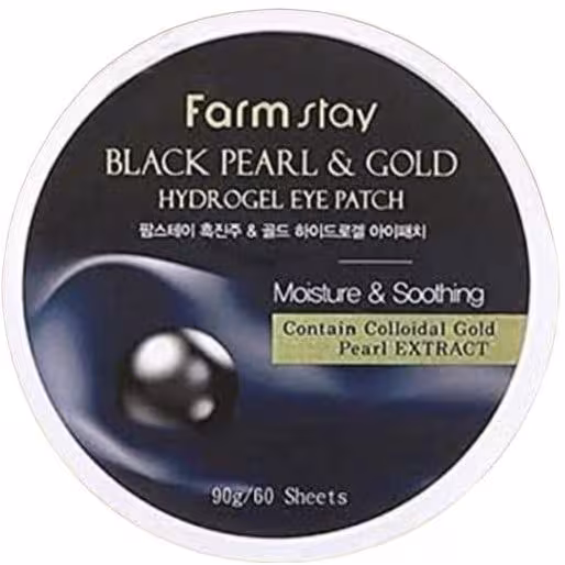FARM STAY Black Pearl Gold Hydrogel Eye Patch 60 ks (90 g)