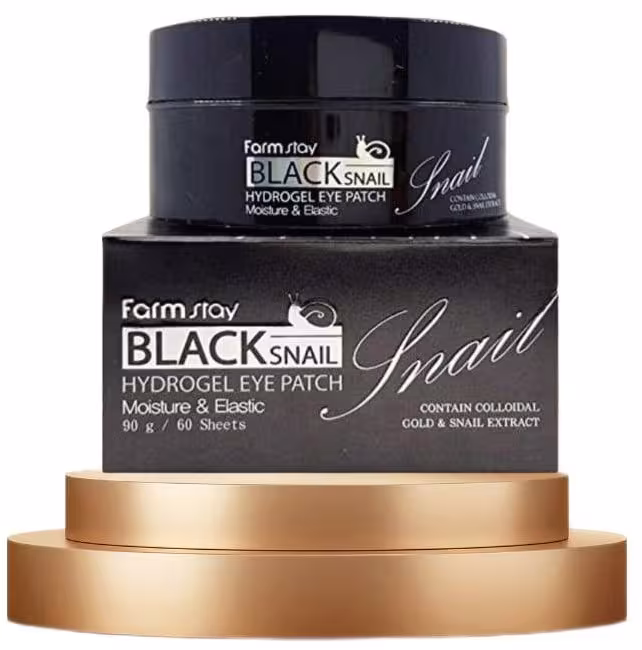 FARM STAY Black Snail Hydrogel Eye Patch 60 ks (90 g)