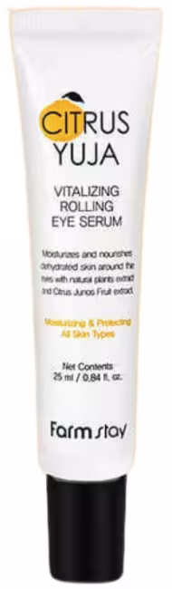 FARM STAY Citrus Yuja Vitalizing Rolling Eye Serum 25 ml