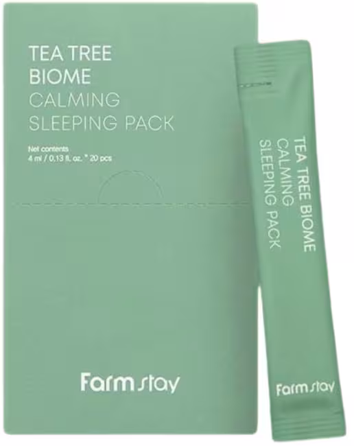 FARM STAY Tea Tree Biome Calming Sleeping Pack 20× 4 ml