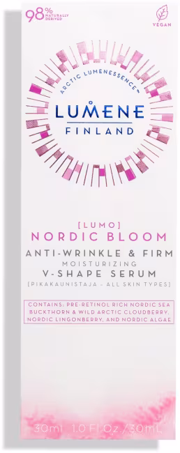 LUMENE Nordic Bloom Anti-wrinkle & Firm Moisturizing V-Shape Serum 30 ml