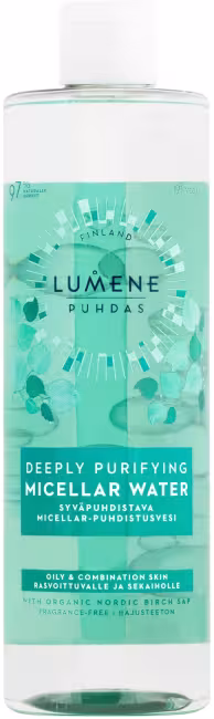 LUMENE Basic Cleansing Puhdas Deeply Purifying Micellar Water 400 ml
