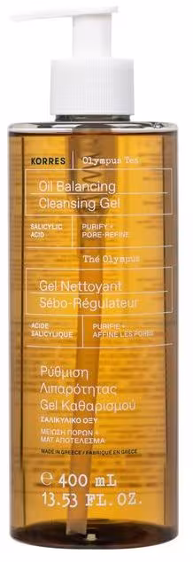 KORRES Olympus Tea Oil Balancing Cleansing Gel 400 ml