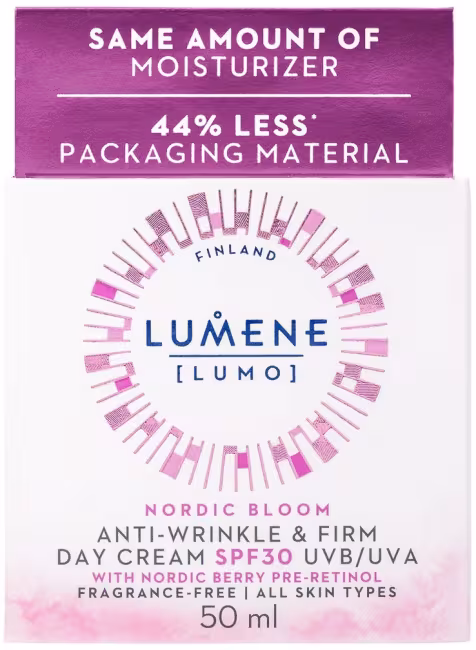 LUMENE Nordic Bloom Anti-wrinkle & Firm Day Cream SPF 30 Fragrance-free 50 ml