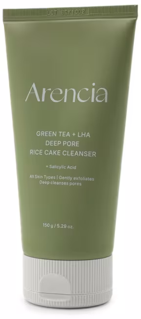 ARENCIA Green Tea + Lha Deep Pore Rice Cake Cleanser 150 g