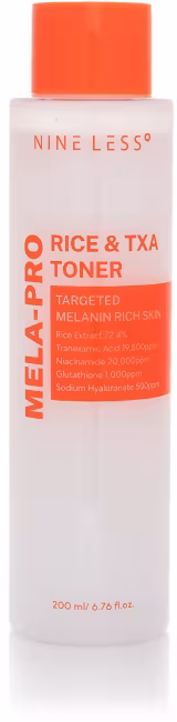 NINE LESS Mela-Pro Rice & Txa Toner 200 ml