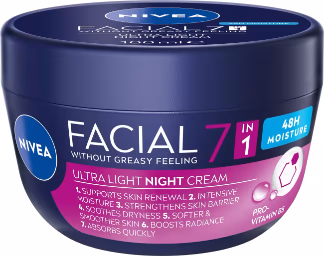 NIVEA Facial Hydratačný nočný krém 100 ml