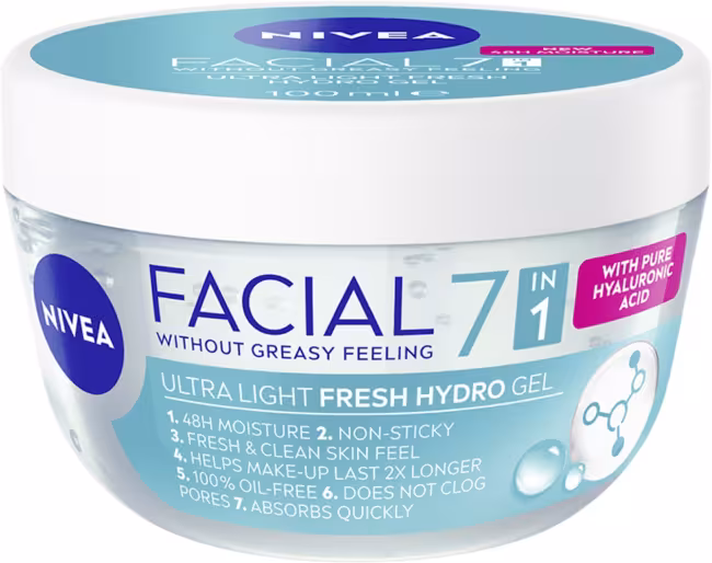 NIVEA Facial osvěžující hydratační gel 100 ml