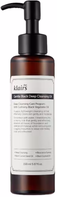 DEAR KLAIRS Gentle Black Deep Cleansing Oil 150 ml