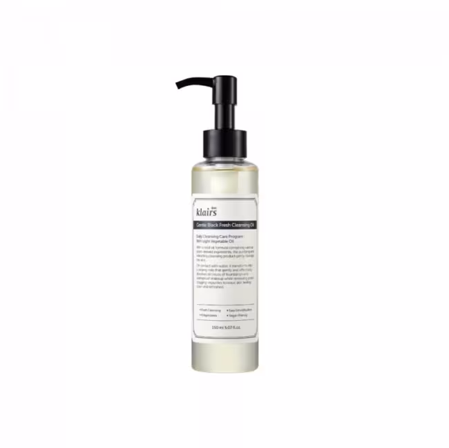 DEAR KLAIRS Gentle Black Fresh Cleansing Oil 150 ml