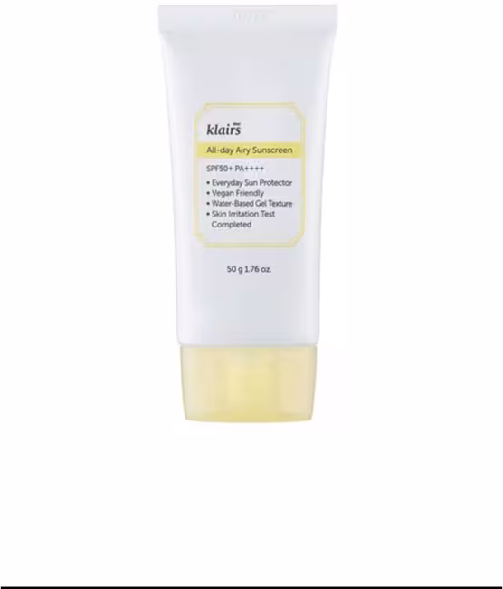DEAR KLAIRS All-day Airy Sunscreen SPF50+ PA++++ 50 g
