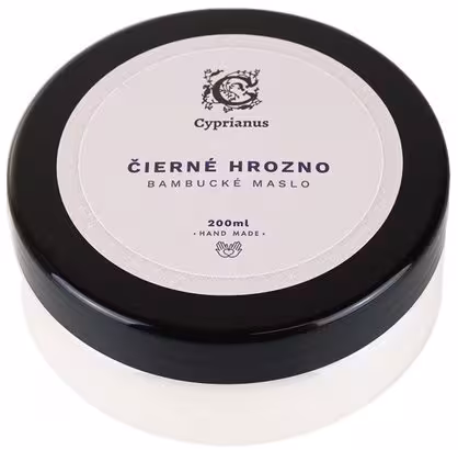 CYPRIANUS Bambucké maslo čierne hrozno 200 ml