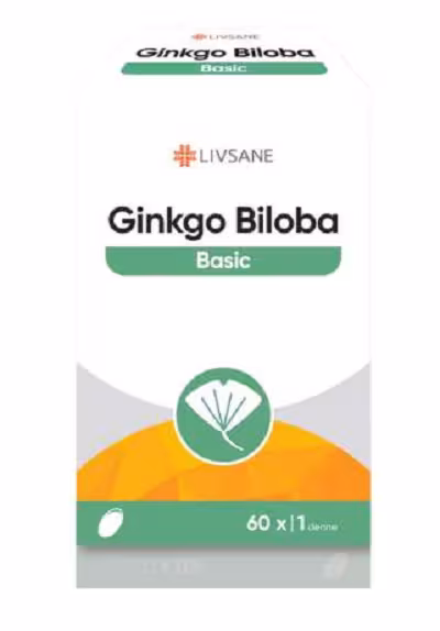Livsane Ginkgo Biloba Basic 60 kapsúl