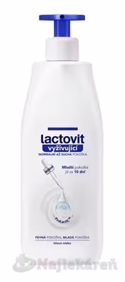 Lactovit Telové mlieko vyživujúce normálna až suchá pokožka 400 ml