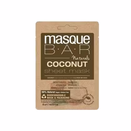 MASQUEBAR NATURALS COCONUT SHEET MASK NATURALS COCONUT SHEET MASK Hydratačná maska na tvár