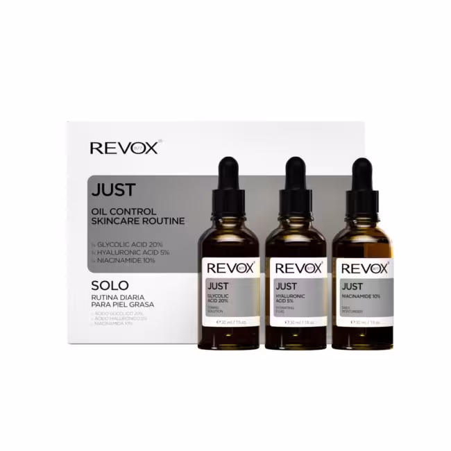 REVOX JUST OIL CONTROL SKINCARE ROUTINE Komplexná sada starostlivosti o mastnú pleť