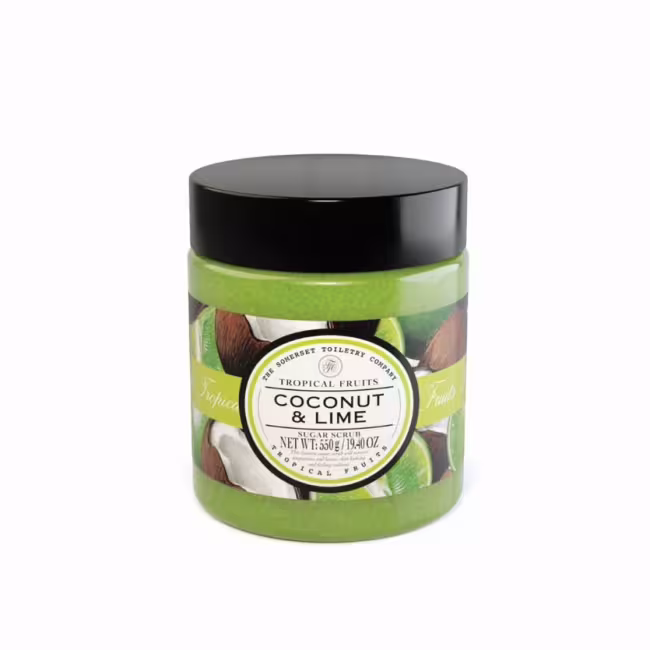 SOMERSET TROPICAL FRUITS COCONUT LIME SUGAR SCRUB Telový peeling