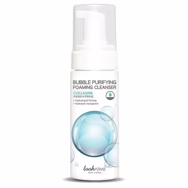 LOOK AT ME BUBBLE PURIFYING FOAMING CLEANSER  COLLAGEN Penový čistiaci prípravok na tvár obohatený o kolagén