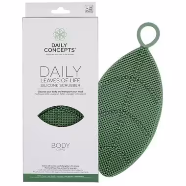 DAILY CONCEPTS LEAVES OF LIFE SILICONE SCRUBBER BODY Silikónová kefka na telový peeling
