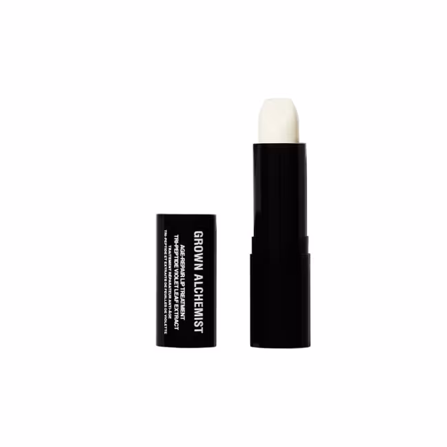 GROWN ALCHEMIST AGE REPAIR LIP TREATMENT : TRI - PEPTIDE, VIOLET LEAF EXTRACT Anti - age starostlivosť o pery
