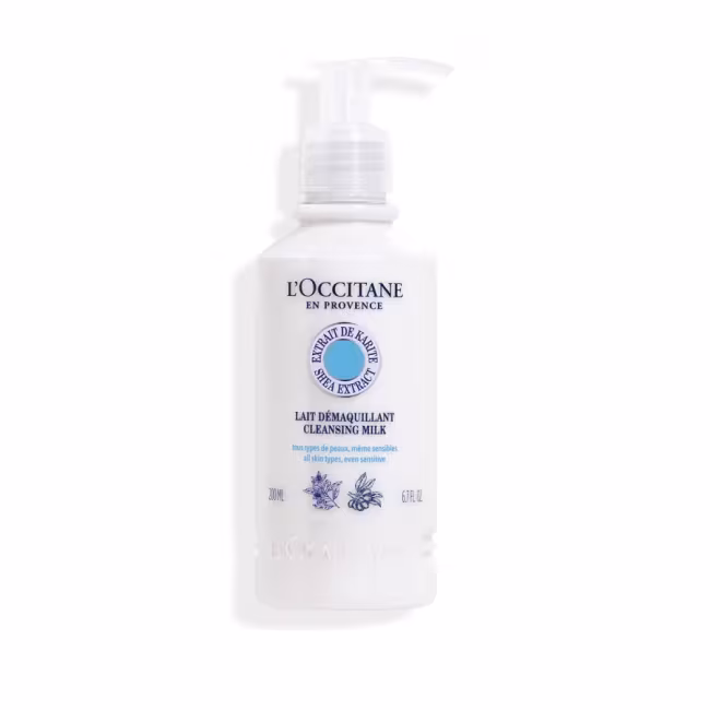 L'OCCITANE SHEA BUTTER CLEANSING MILK Čistiace pleťové mlieko