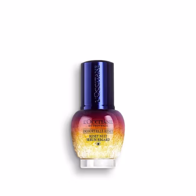 L'OCCITANE IMMORTELLE EYE OIL RESET SERUM Očné olejové reset sérum Slamienka