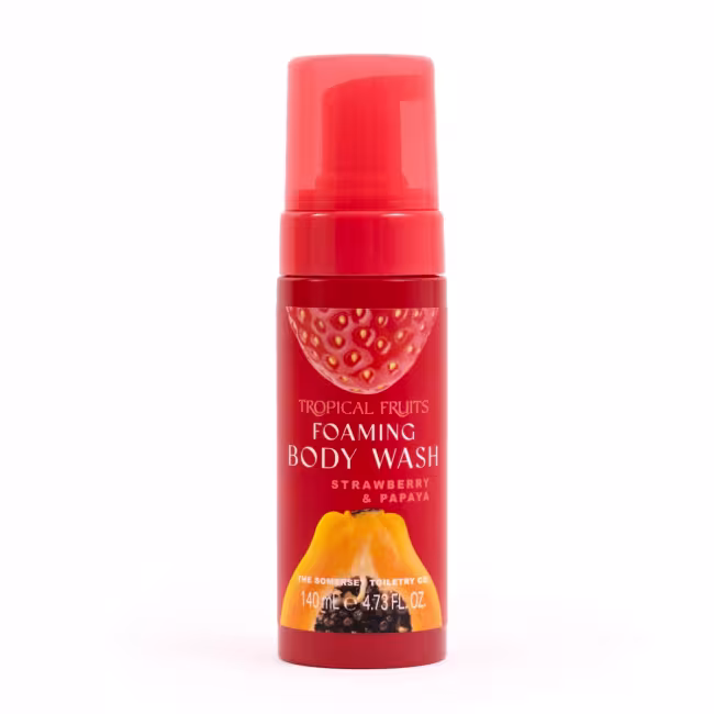 SOMERSET BODY WASH Ľahká umývacia pena na telo, jahoda a papája